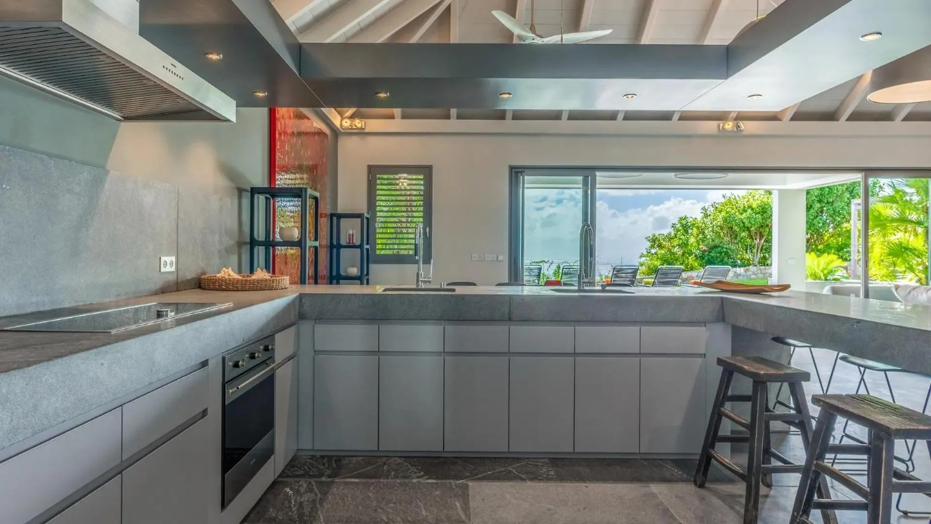 Splendid Villa With a View of Sparkling Ocean Quartier de Lorient Saint Barthelemy